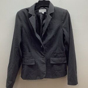 Calvin Klein Size 6 Women's Charcoal Blazer Preloved